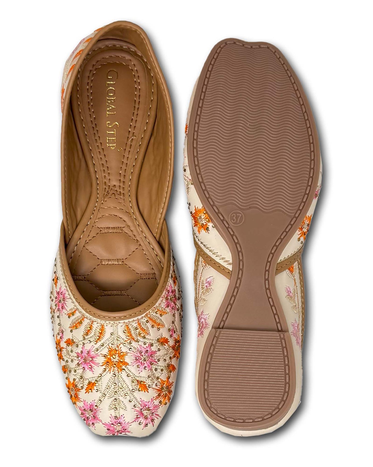 Floral Embroidered Juttis