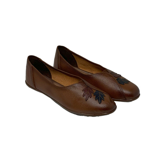 Autumn Leaf Comfort Ballerinas