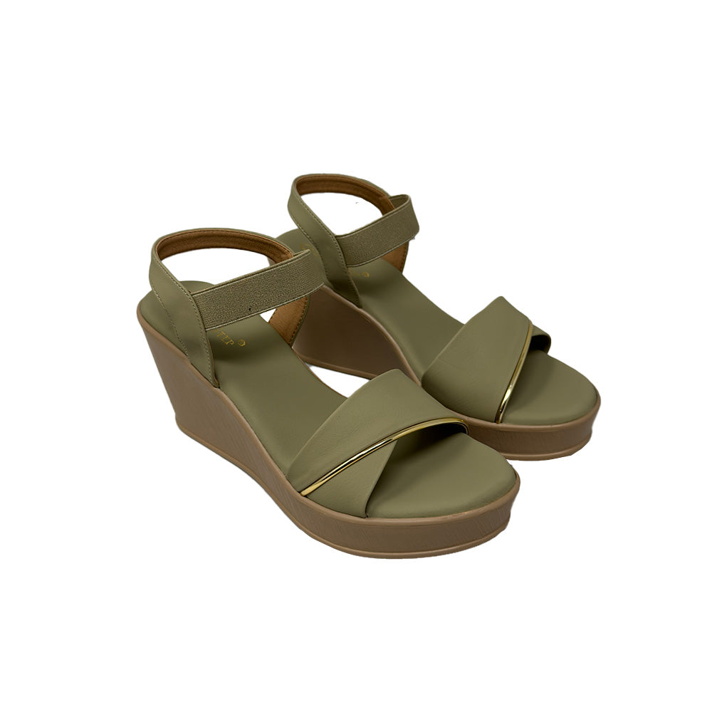 Olive ComfortLift Wedges