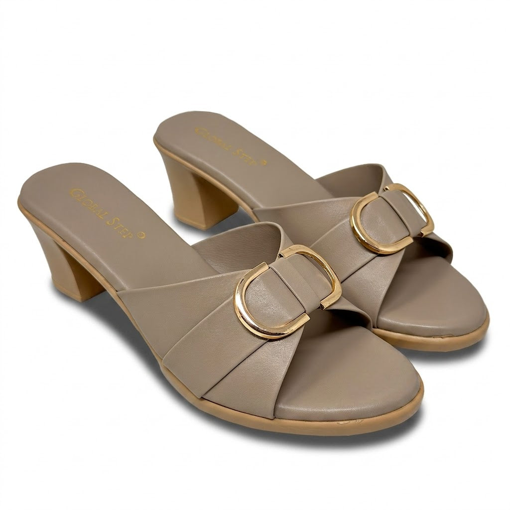 BuckleEase Block Heels