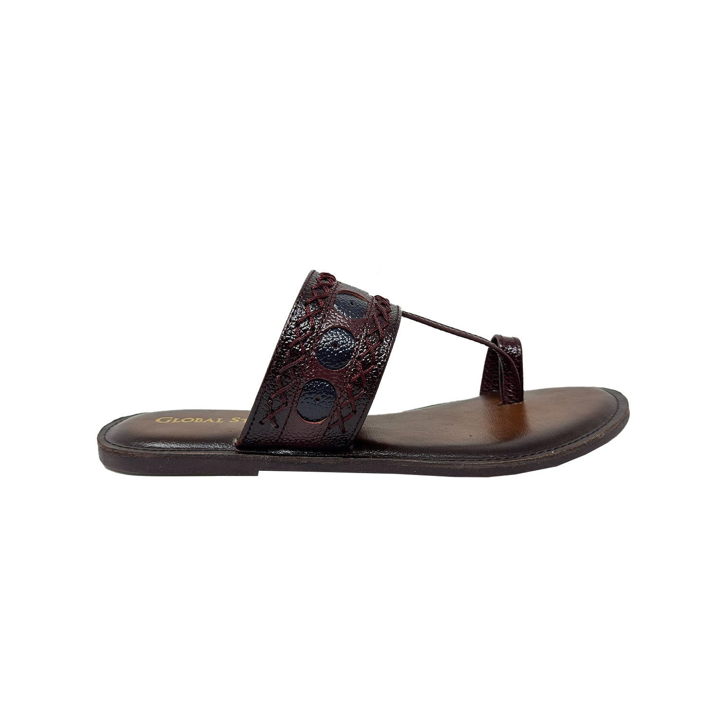 Posh Heritage Toe-Ring Flats
