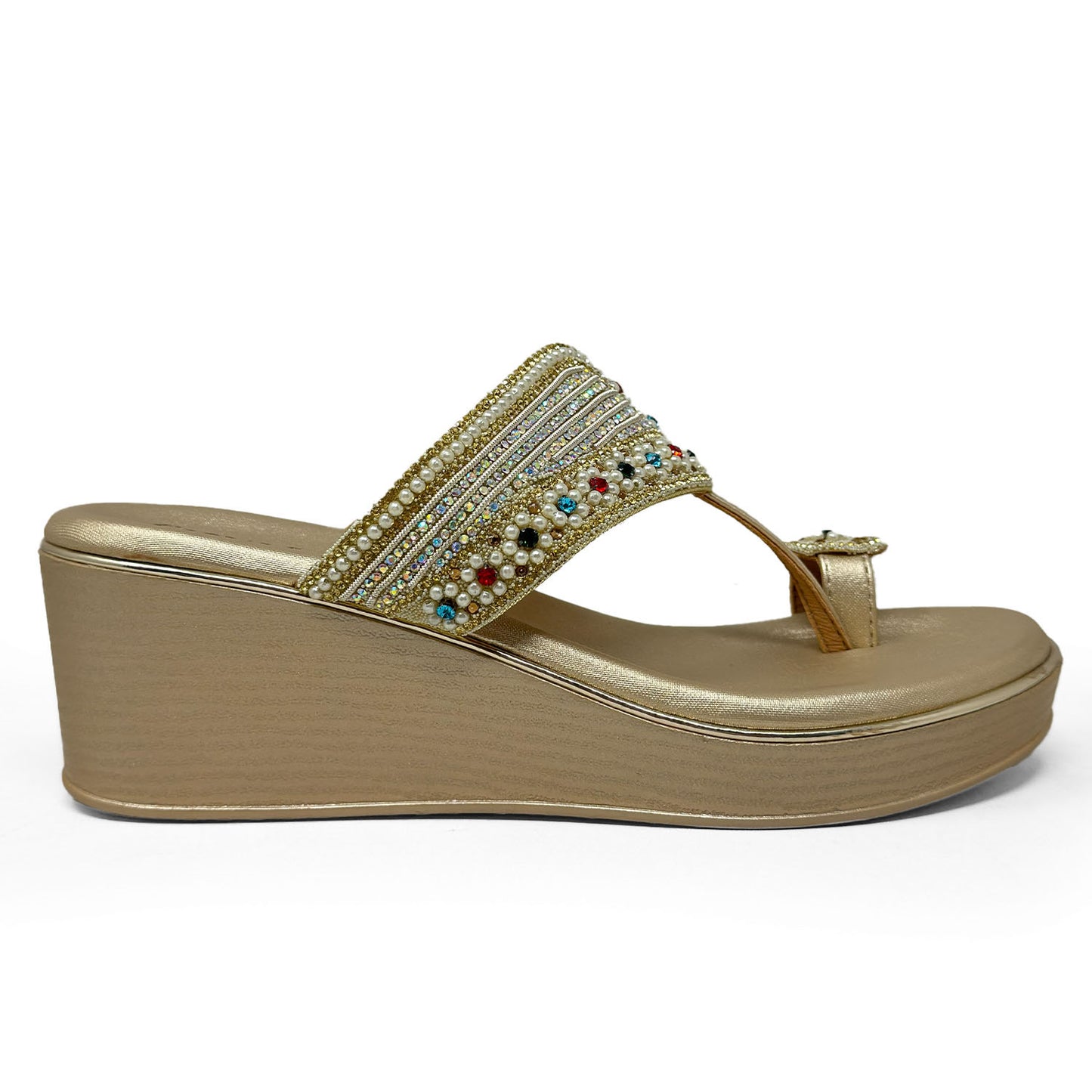 Safiya Pearl Wedges