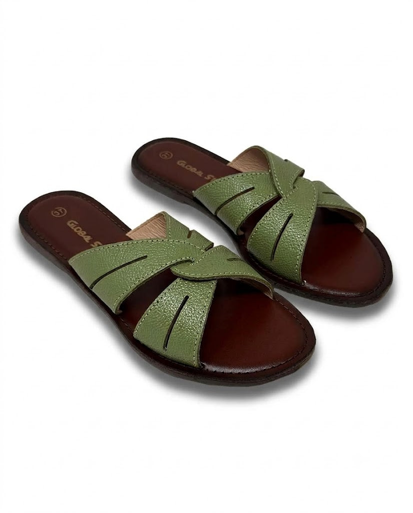 Posh Cross Strap Flats