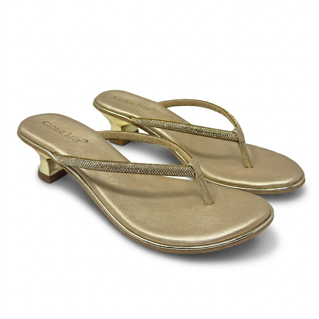 Ziva Shimmer Kitten Heels