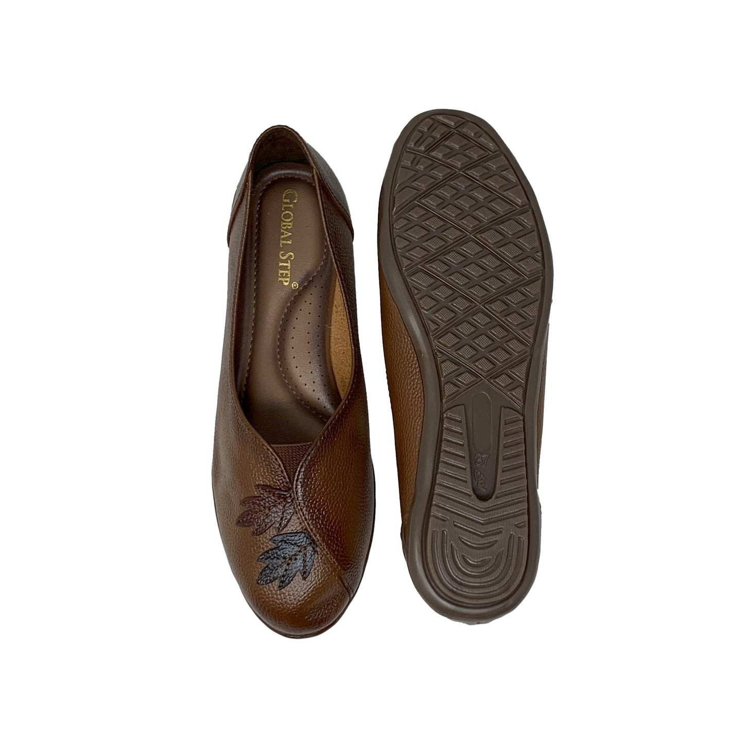 Autumn Leaf Comfort Ballerinas