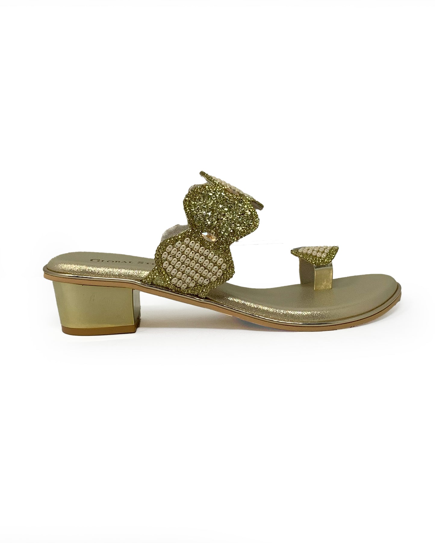 PearlGlam Toe-Ring Heels