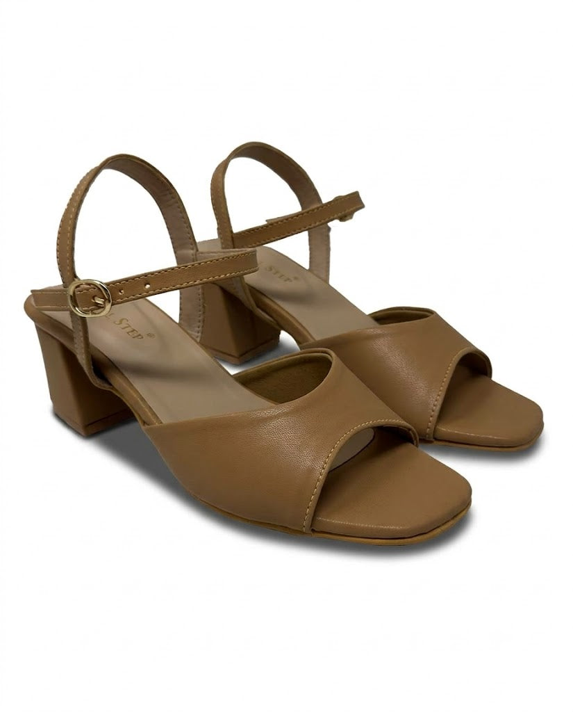 Faux Leather Heels