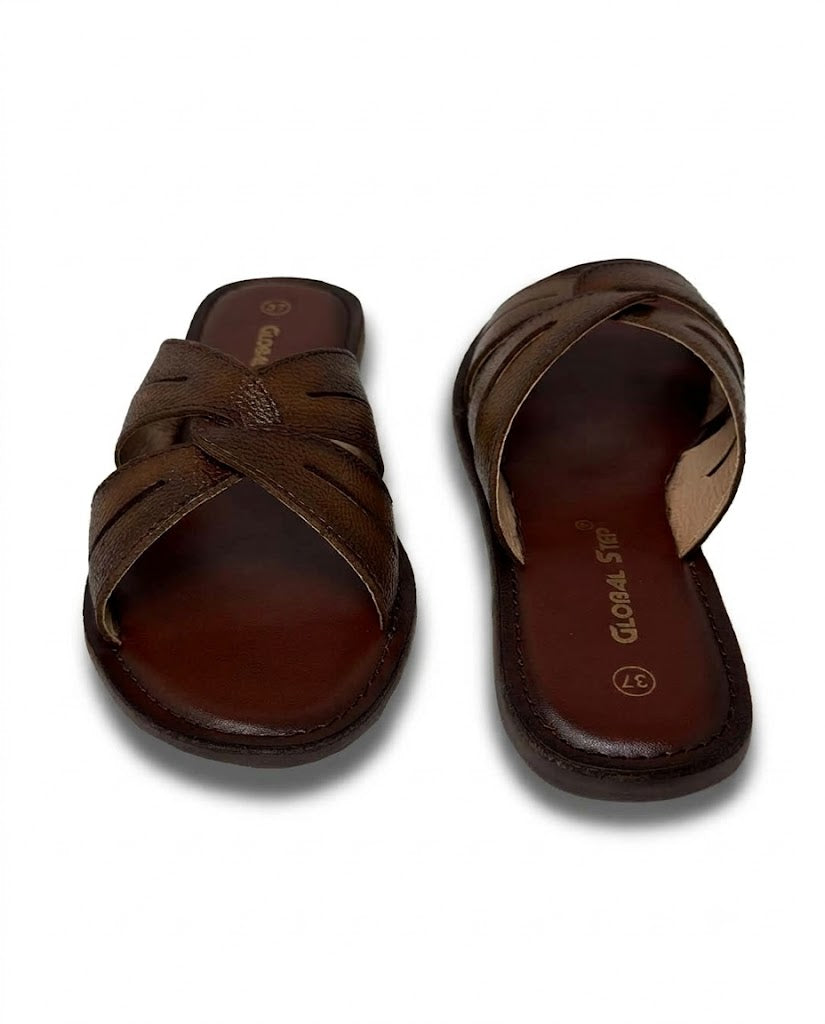 Posh Cross Strap Flats