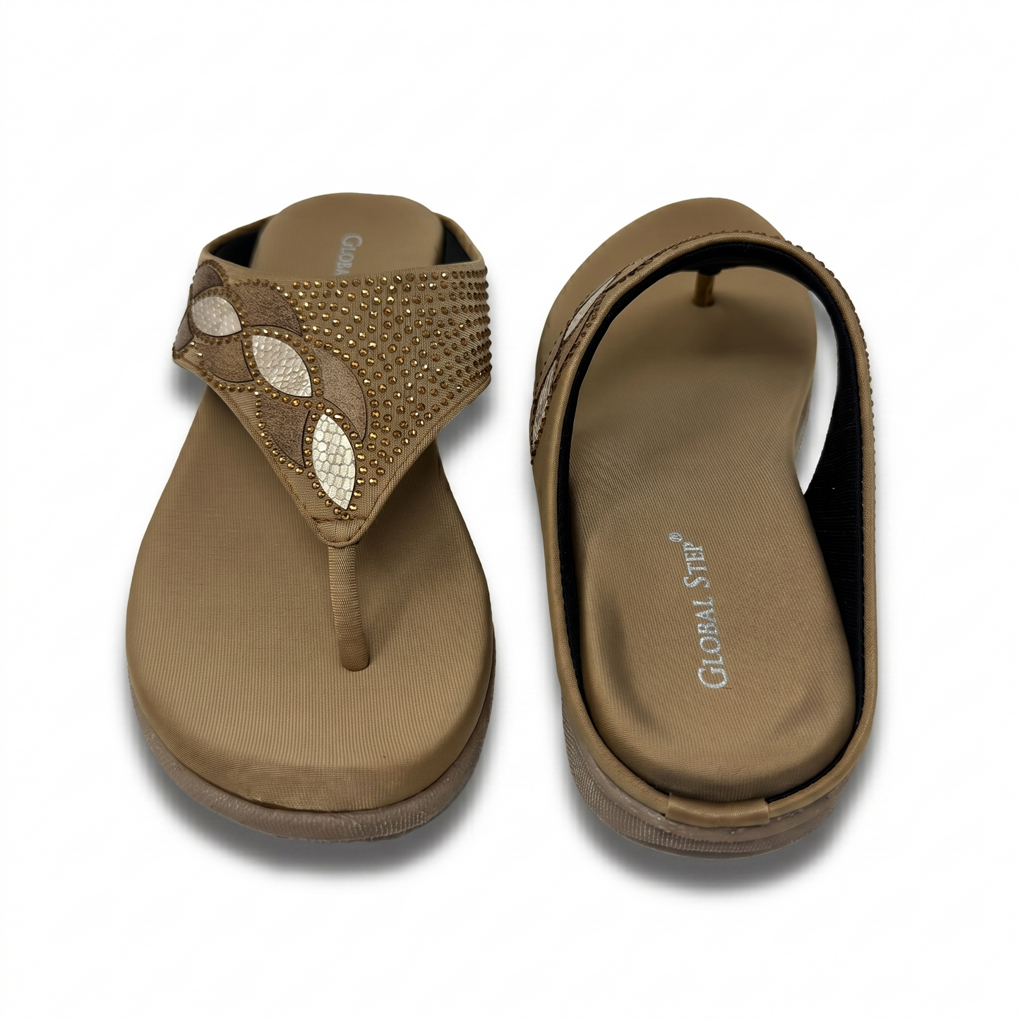 Orniva Embellished Fabric Flats