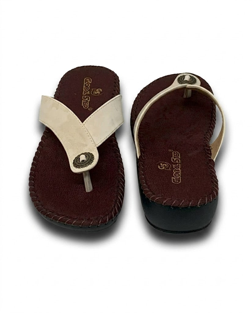 Classic Comfort Beige Flats