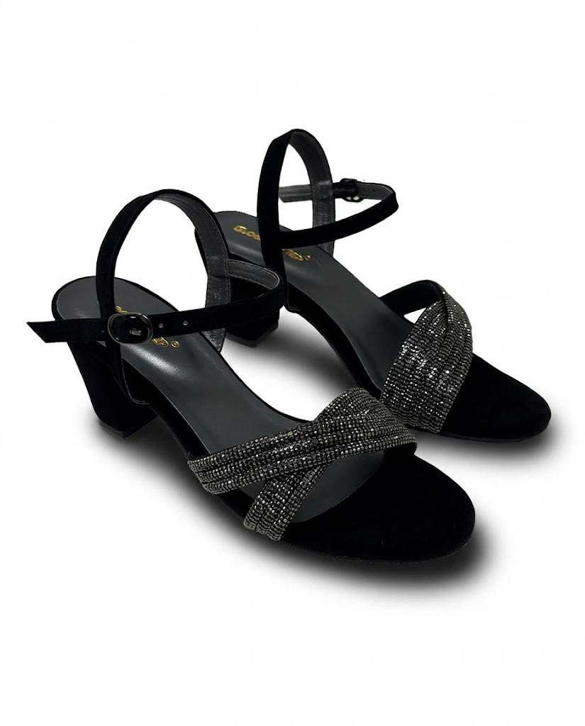 Elena Rhinestone Heels