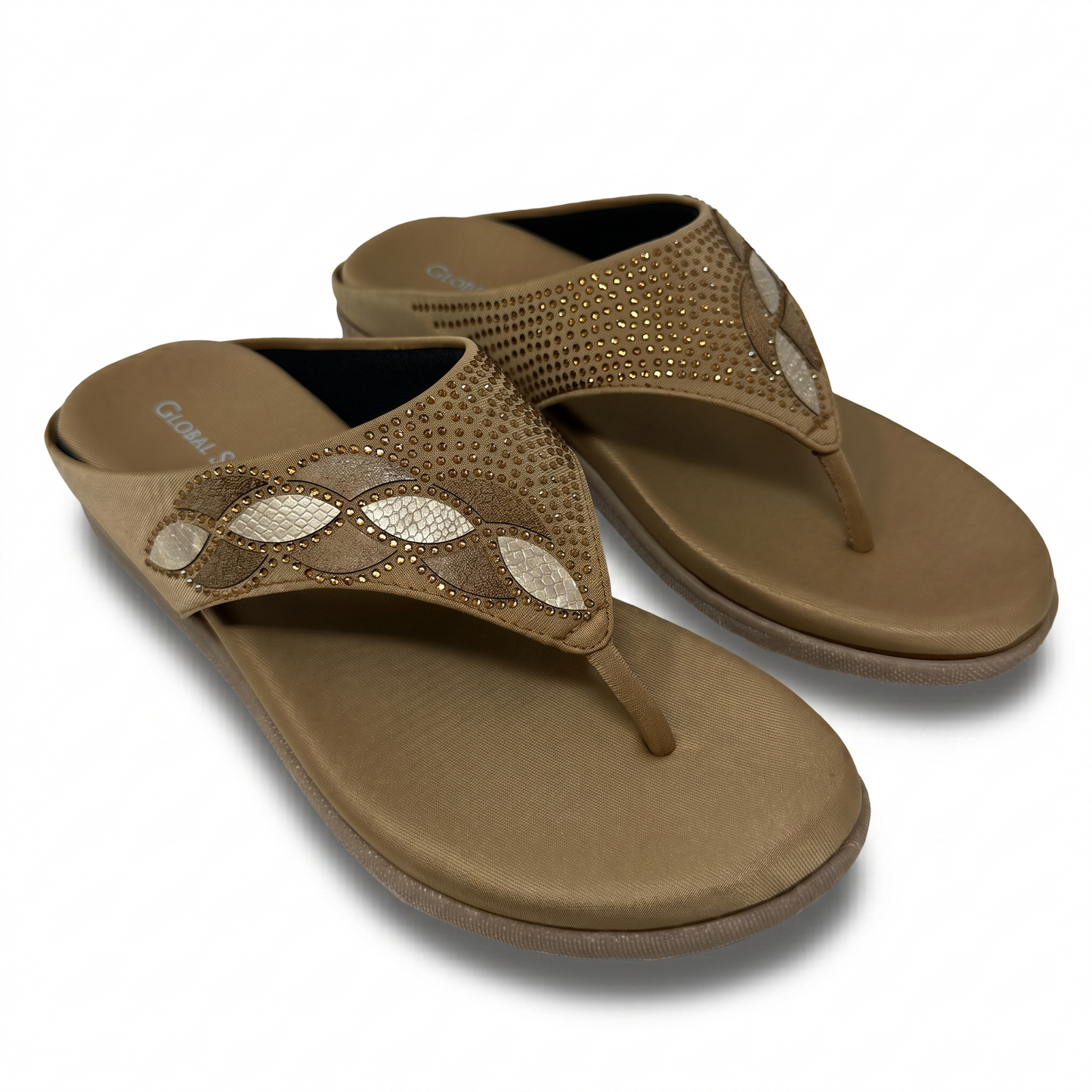 Orniva Embellished Fabric Flats