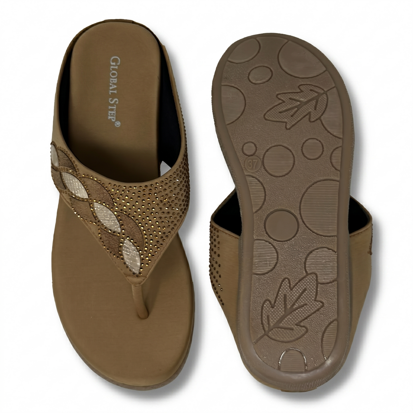 Orniva Embellished Fabric Flats