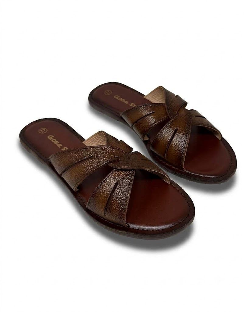 Posh Cross Strap Flats