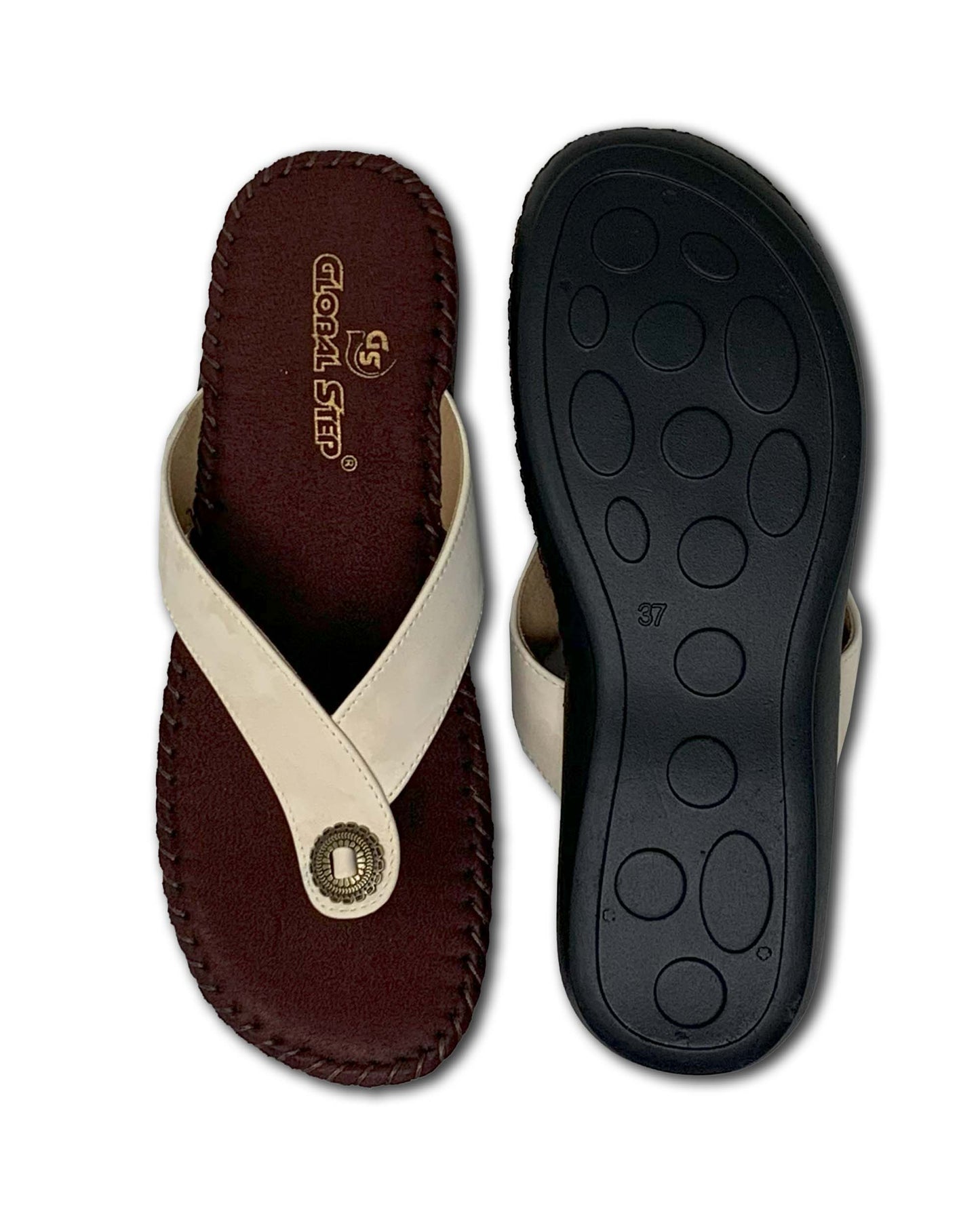 Classic Comfort Beige Flats