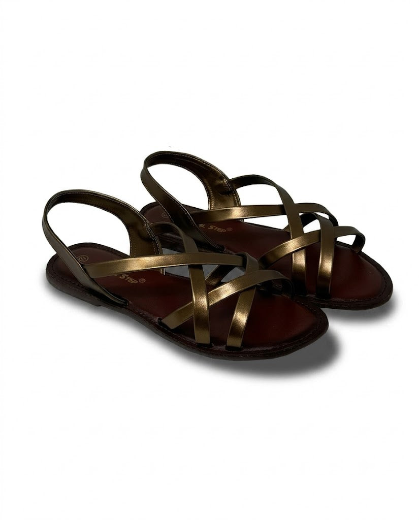 Posh Cross Strap Sandals