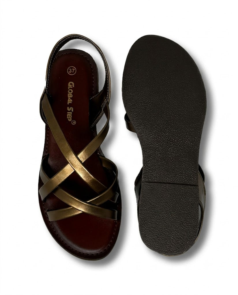 Posh Cross Strap Sandals