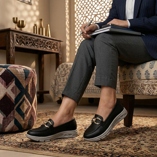 Buckled Glam Loafers
