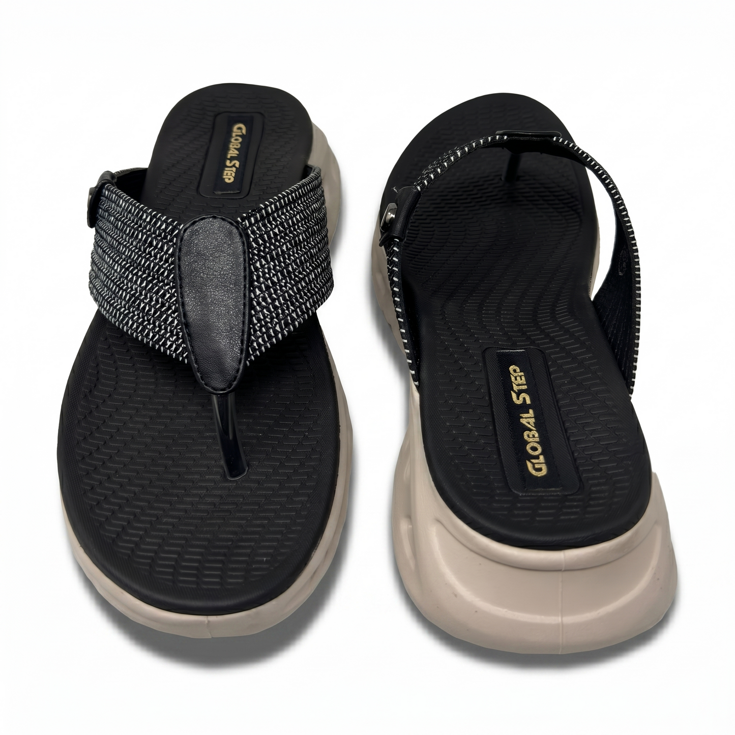 Elara Fabric Knit Slides