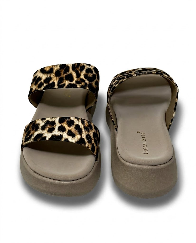 Leopard Platform Sandals