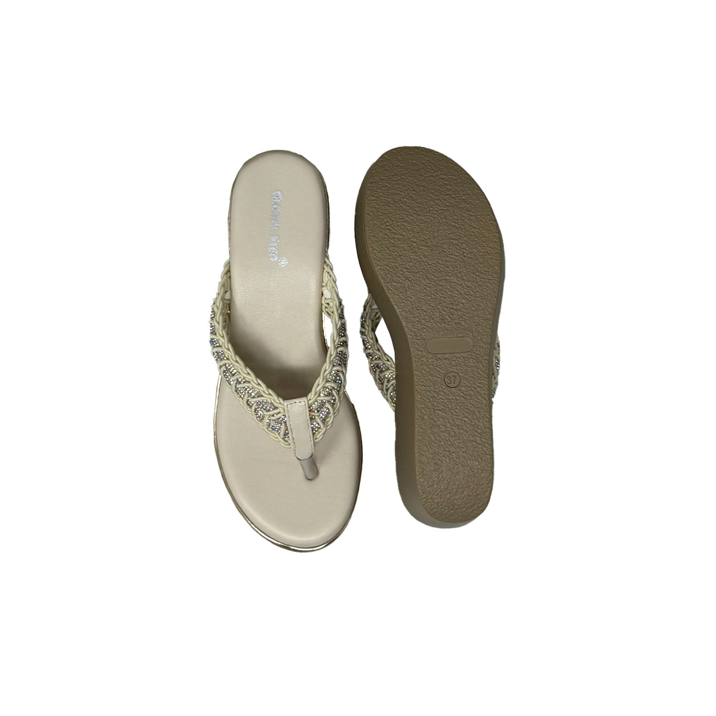 Braided Luxe Wedge Heels