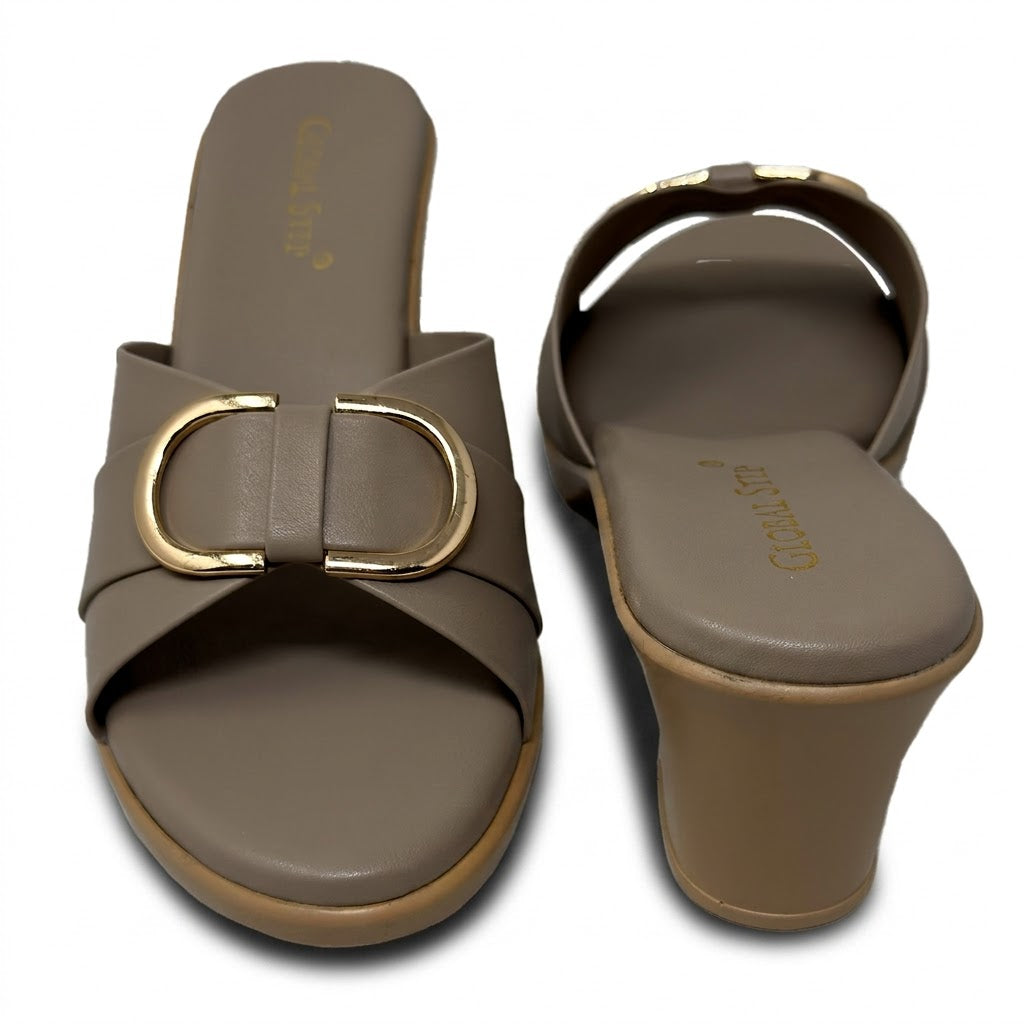 BuckleEase Block Heels