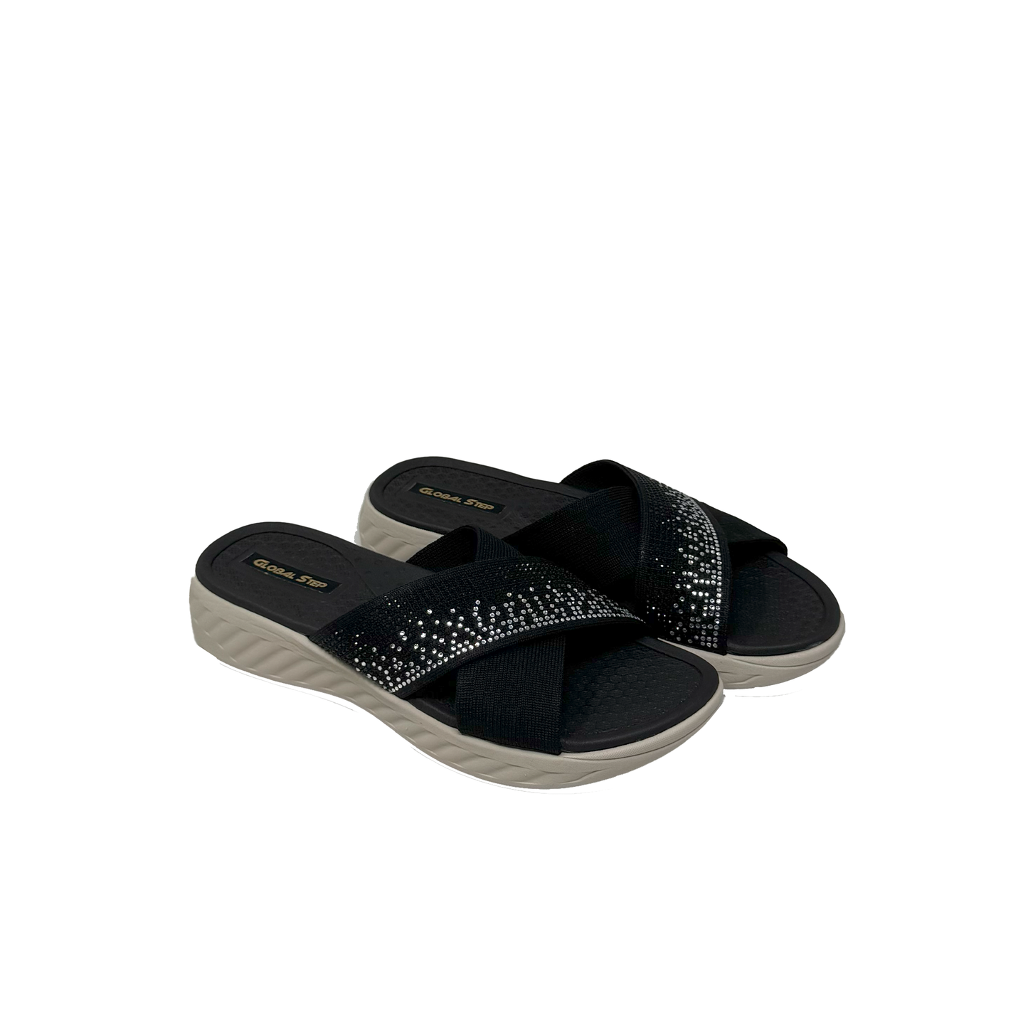 Cross-Strap Slip-On