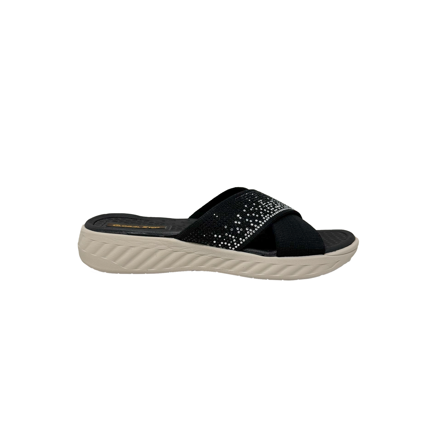 Cross-Strap Slip-On