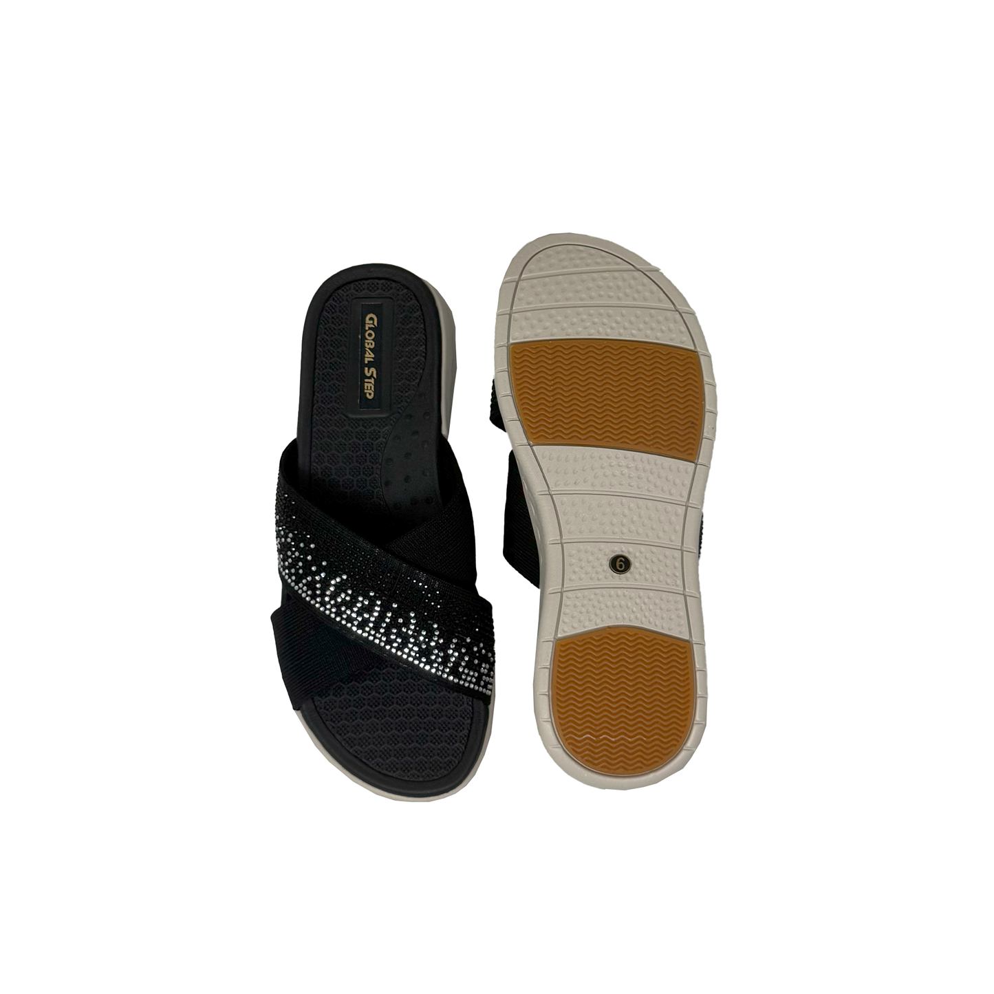 Cross-Strap Slip-On