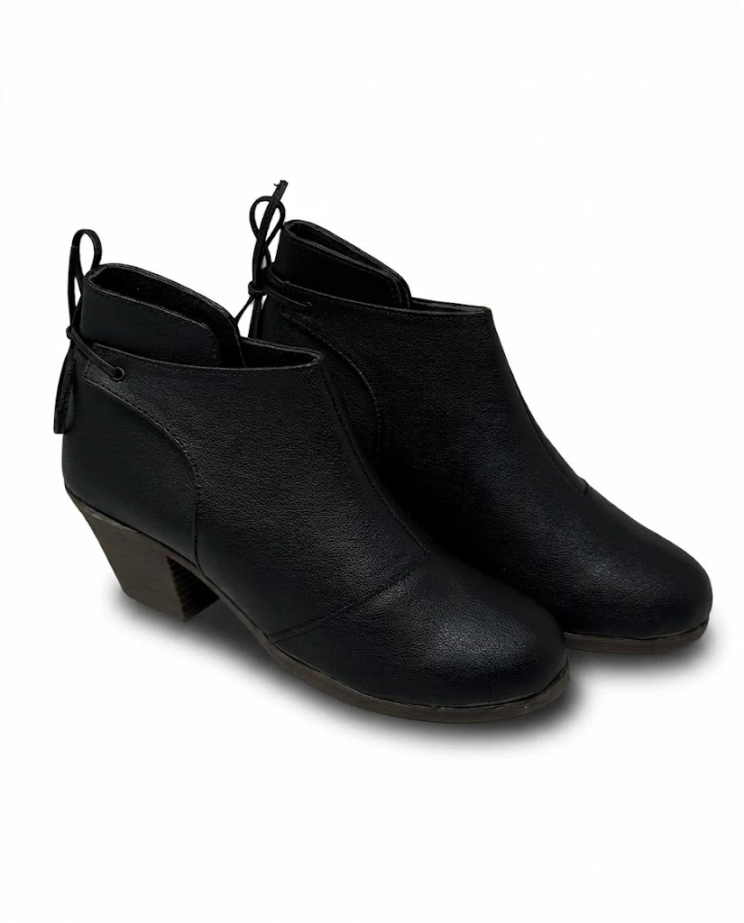 BackTie Block Boots