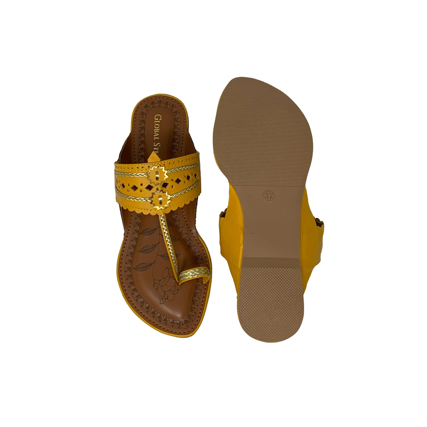 EthnicCraft Kolhapuri Flats