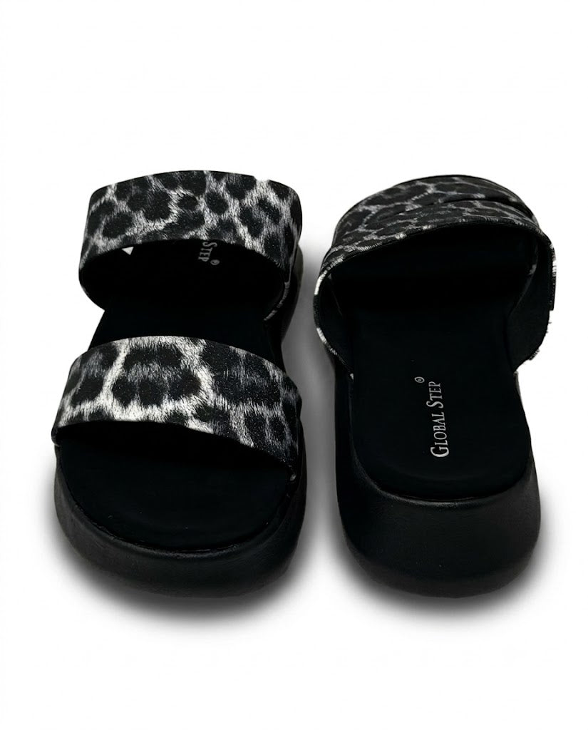 Leopard Platform Sandals
