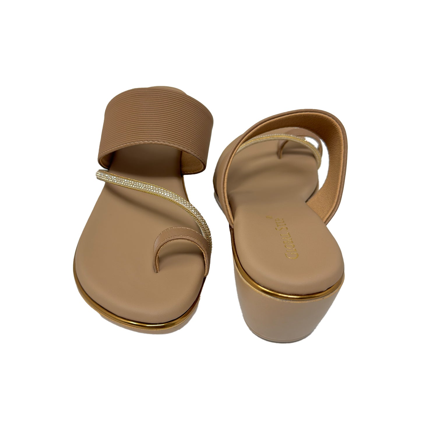 Crystal Curve Comfort Wedges