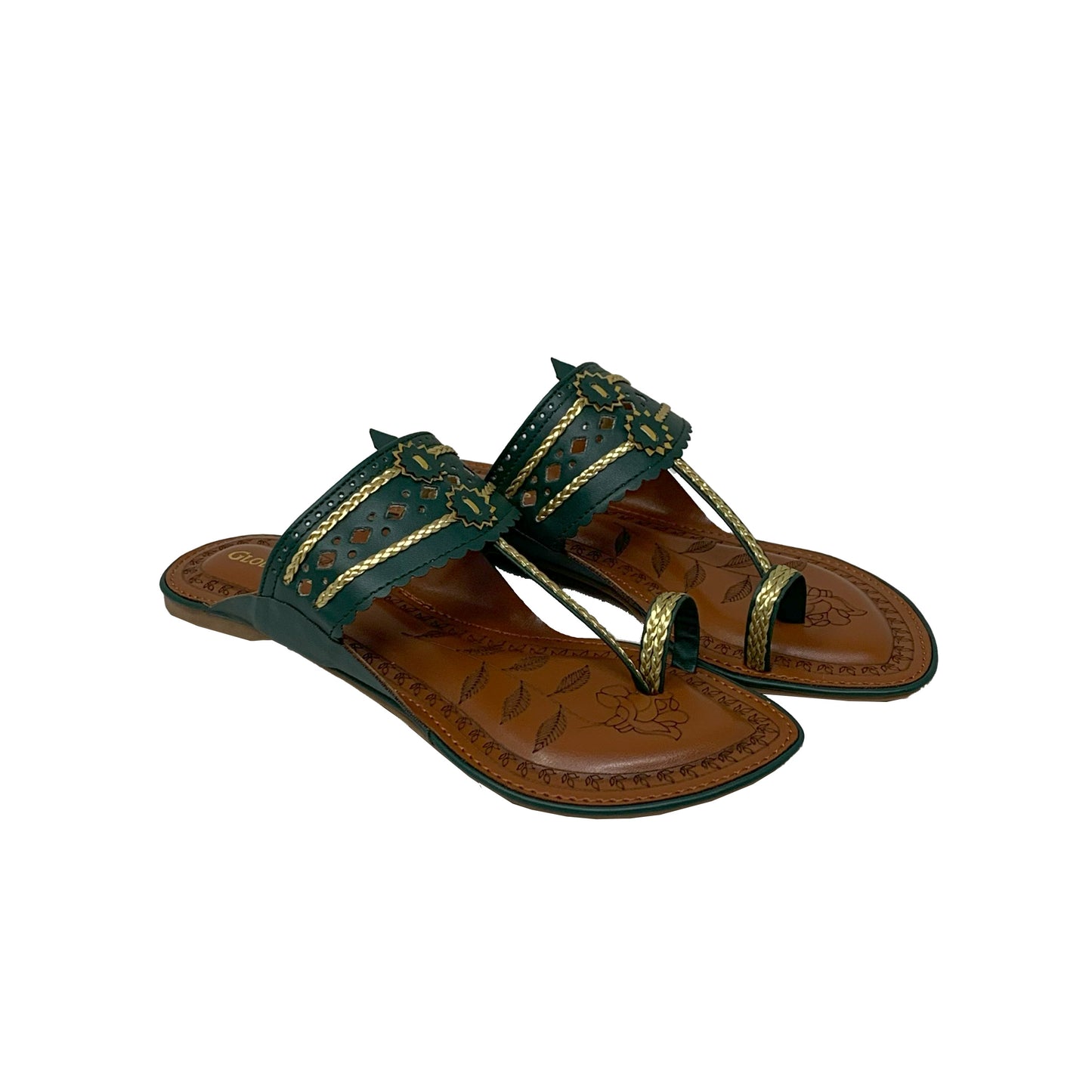 EthnicCraft Kolhapuri Flats
