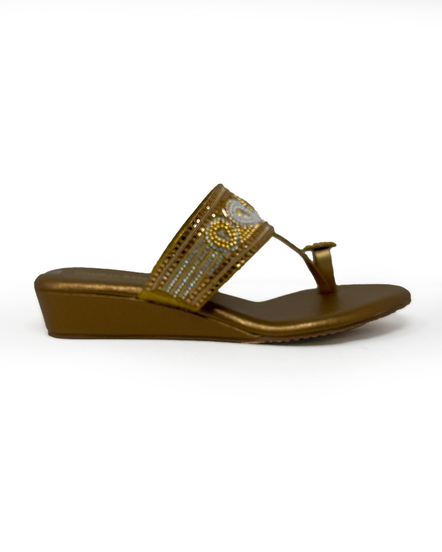 Embellished Toe-Ring Wedges