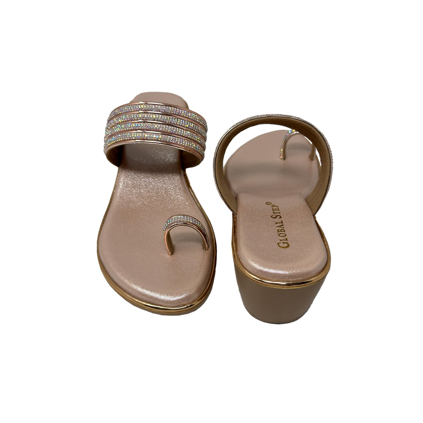 Luxe Radiance Toe-Ring Wedges