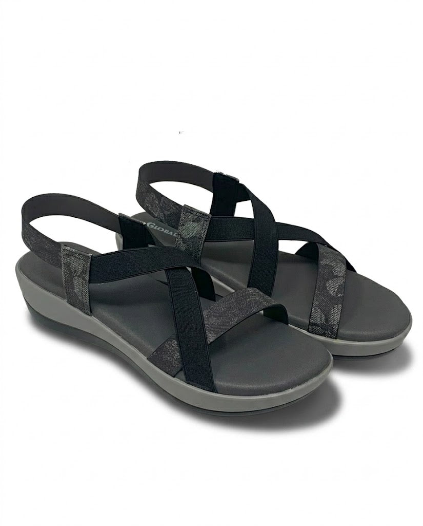 Modern criss-cross sandals