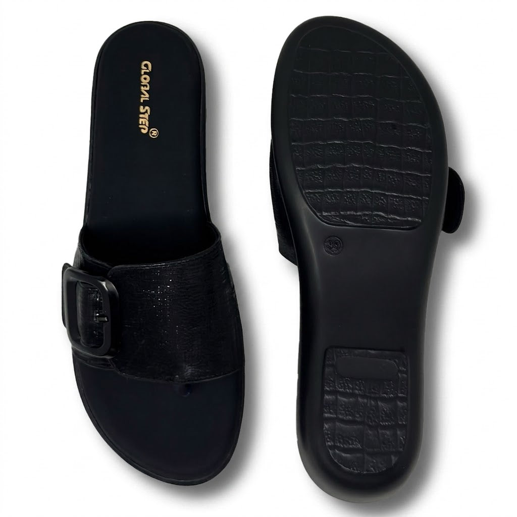 UrbanEase Buckle Comfort Slides