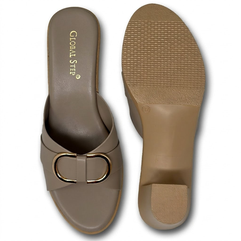 BuckleEase Block Heels