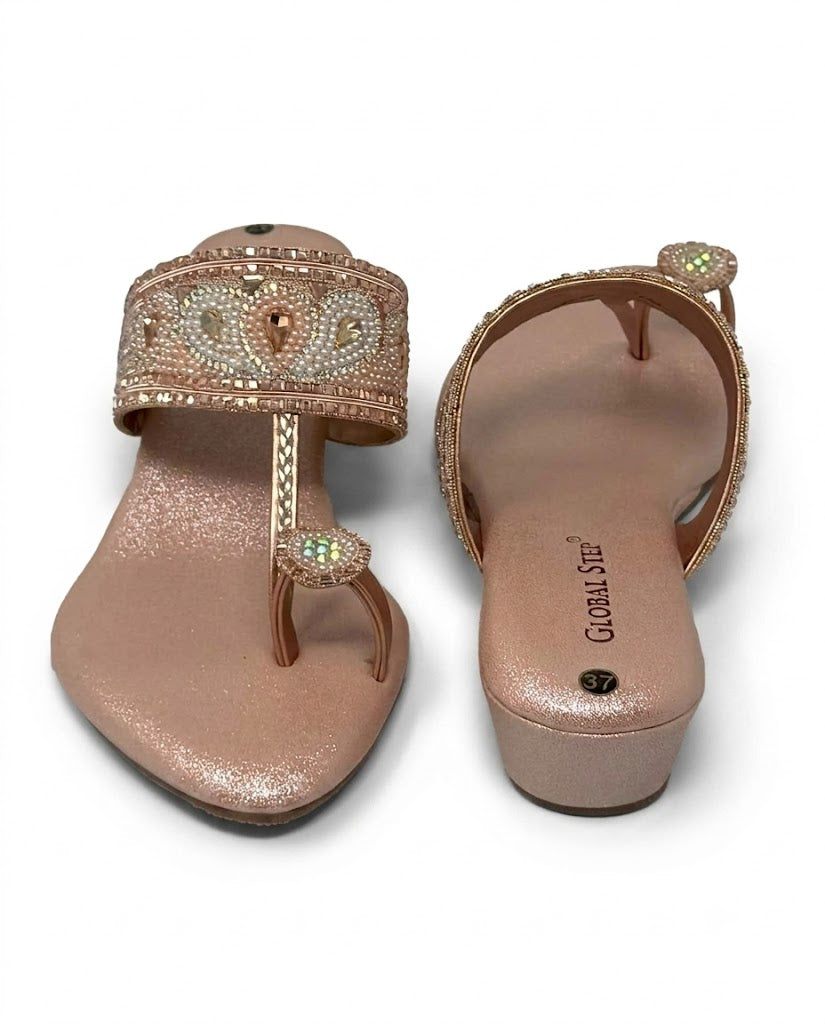 Embellished Toe-Ring Wedges