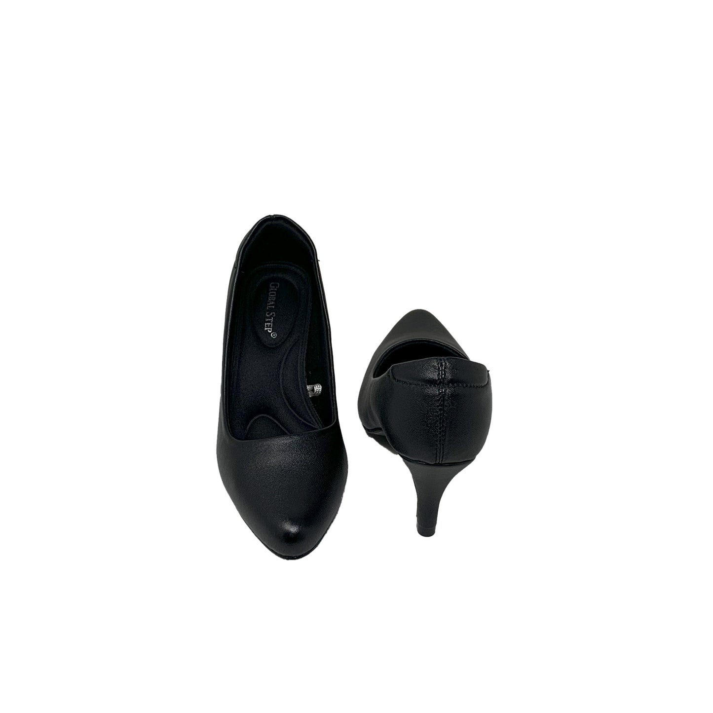 Matte Black Heels
