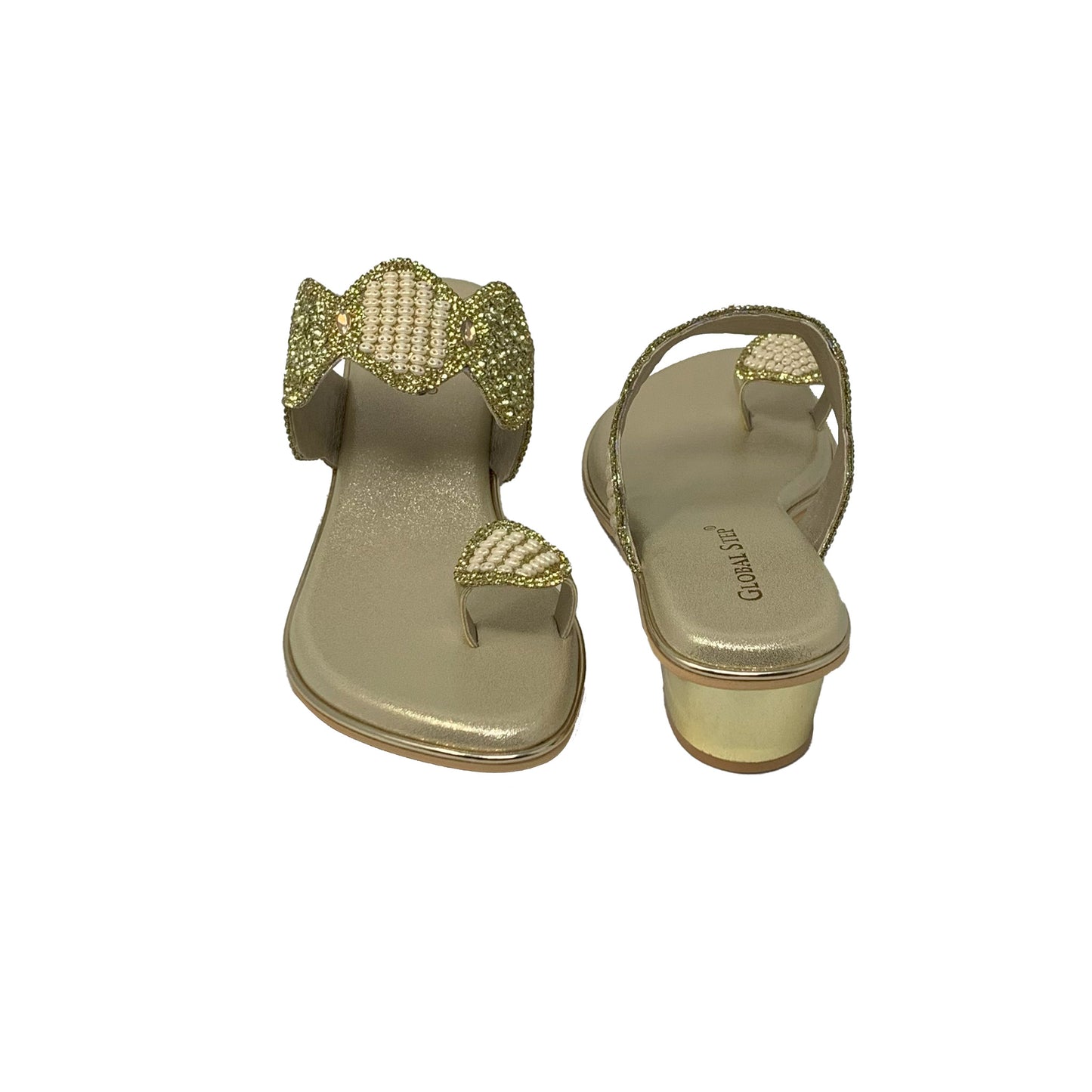 PearlGlam Toe-Ring Heels