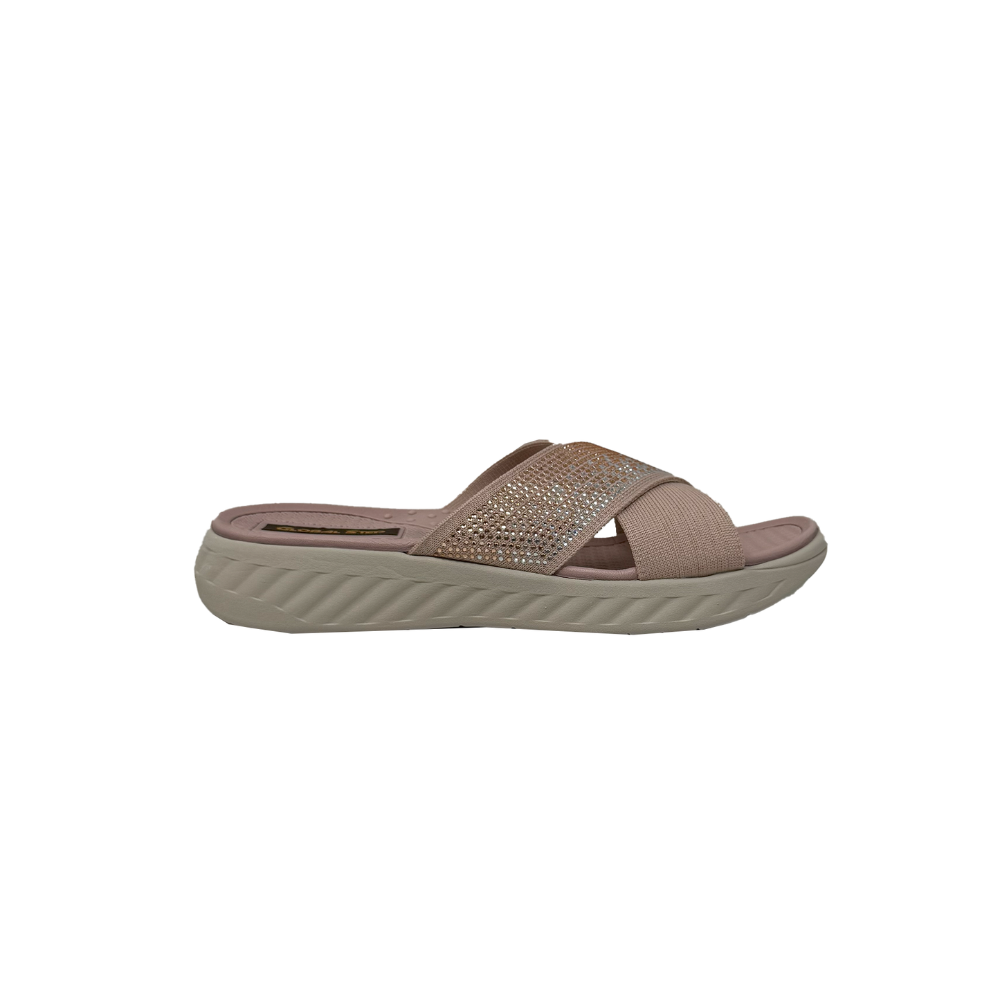 Cross-Strap Slip-On