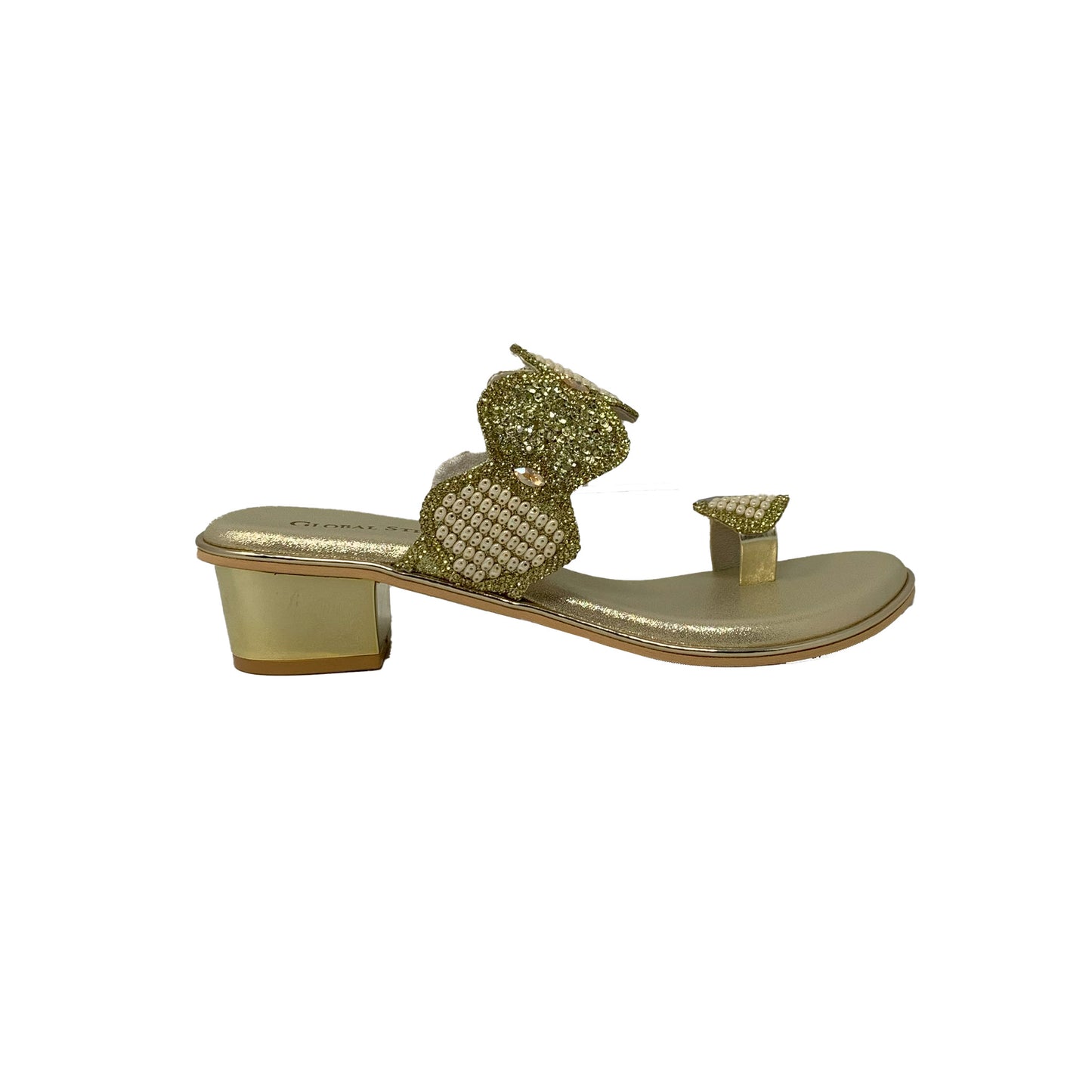 PearlGlam Toe-Ring Heels