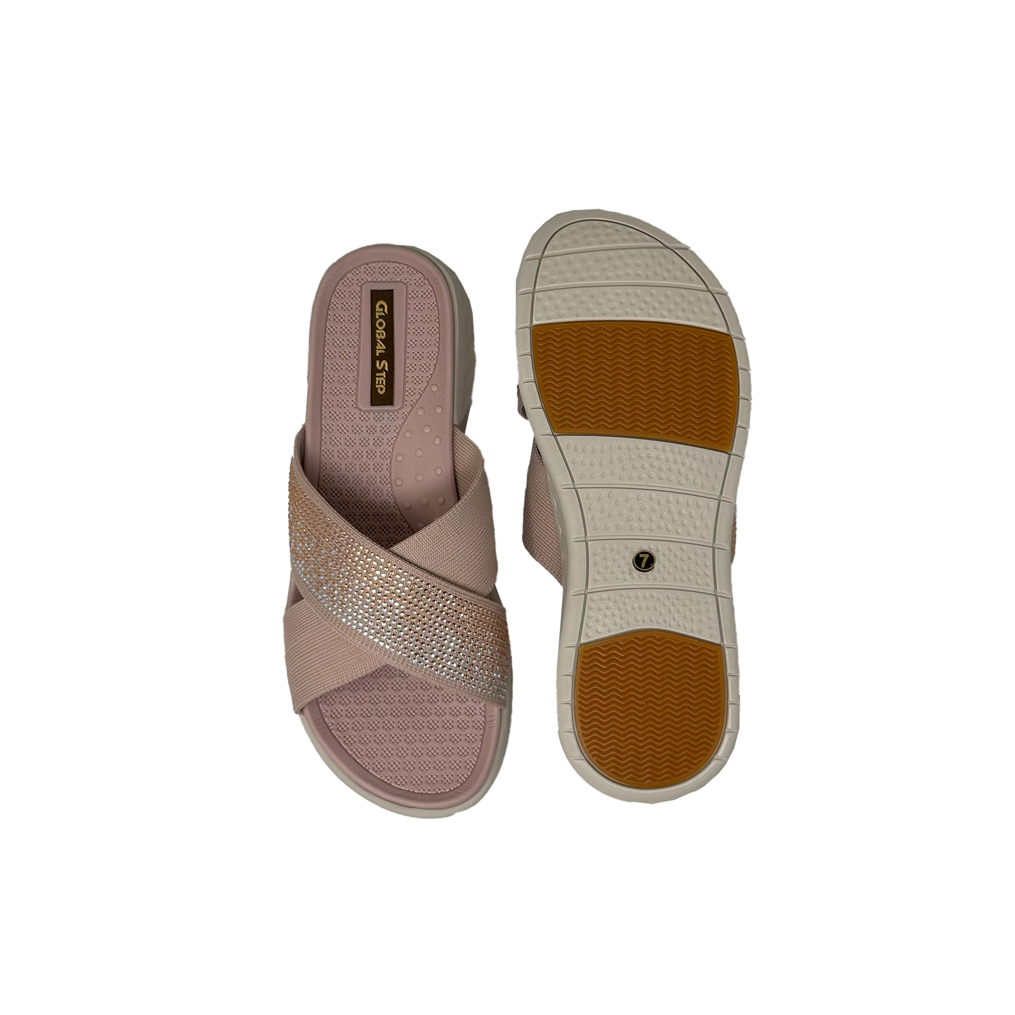 Cross-Strap Slip-On