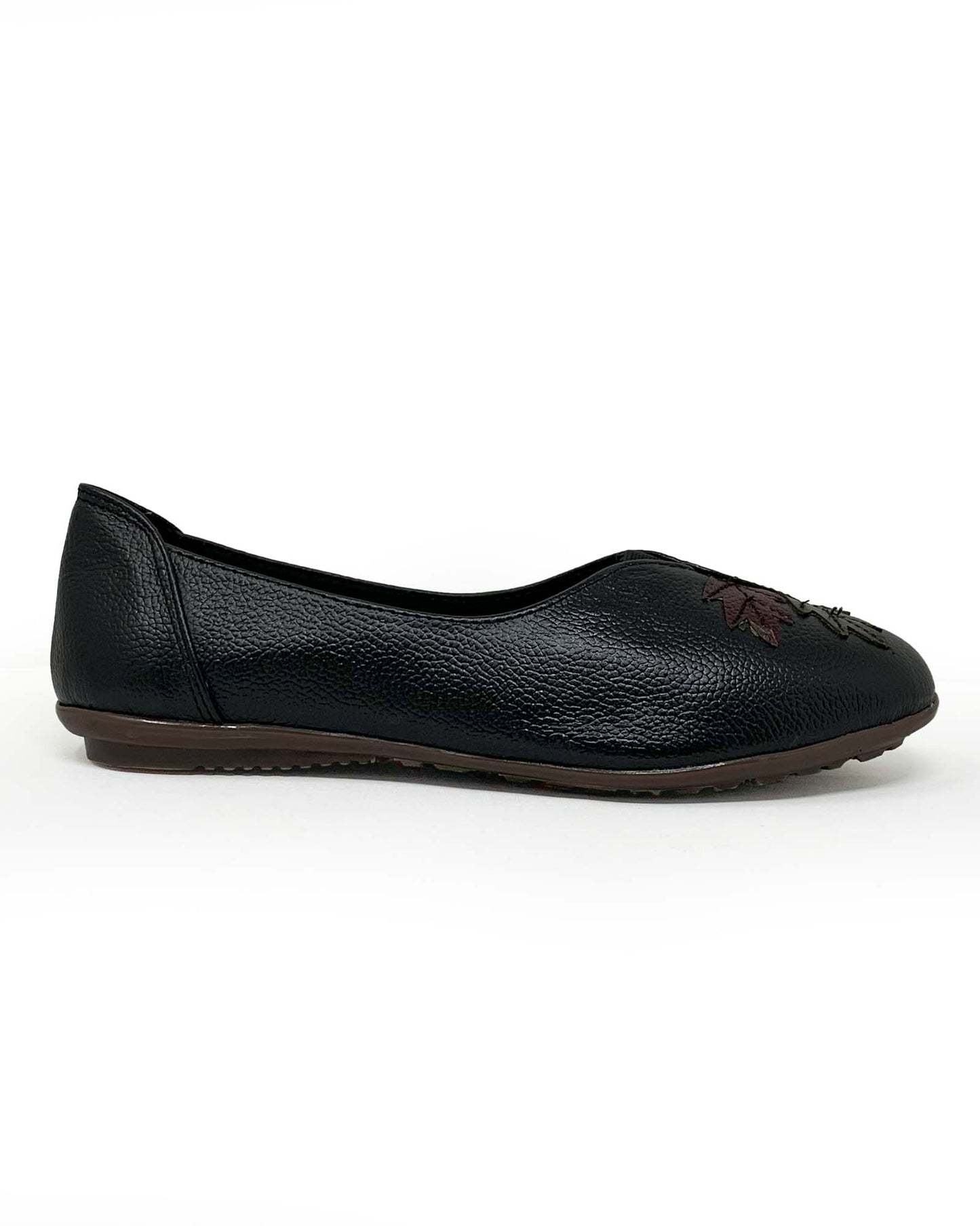 Posh Leaf Ballerinas