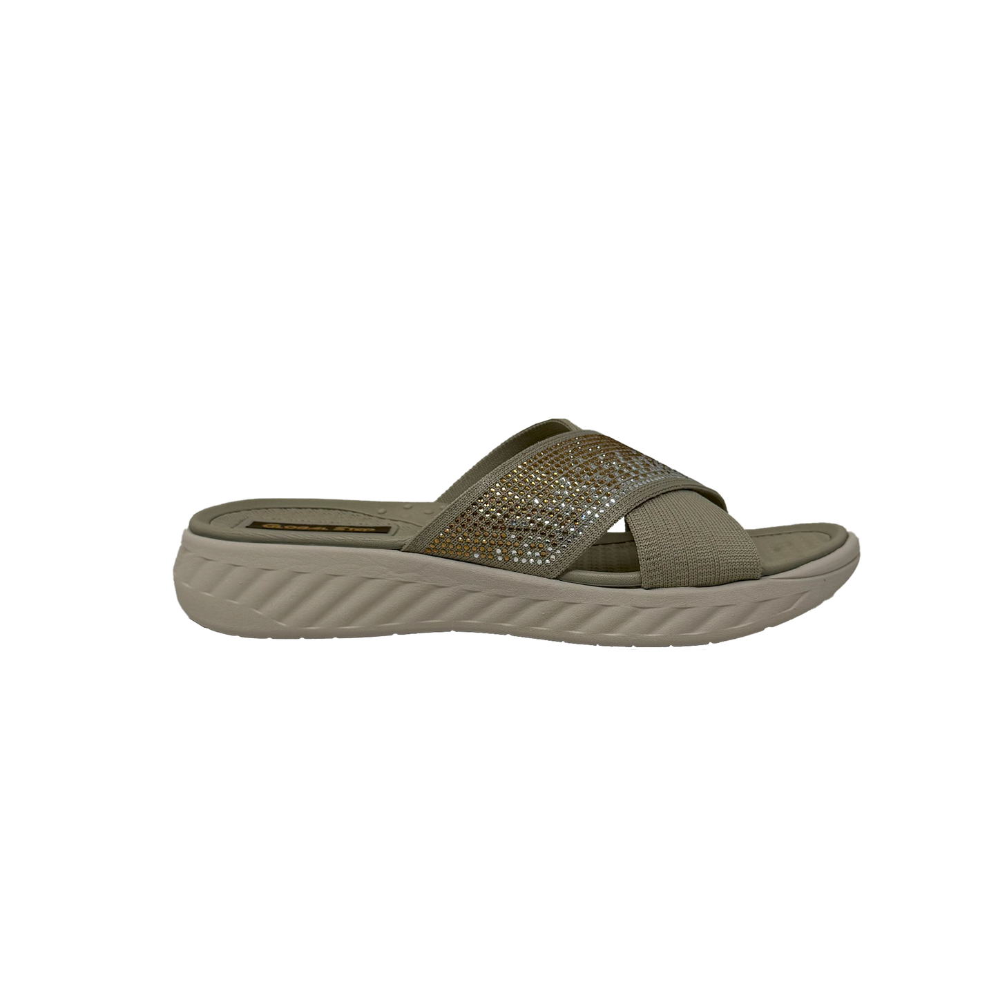 Cross-Strap Slip-On