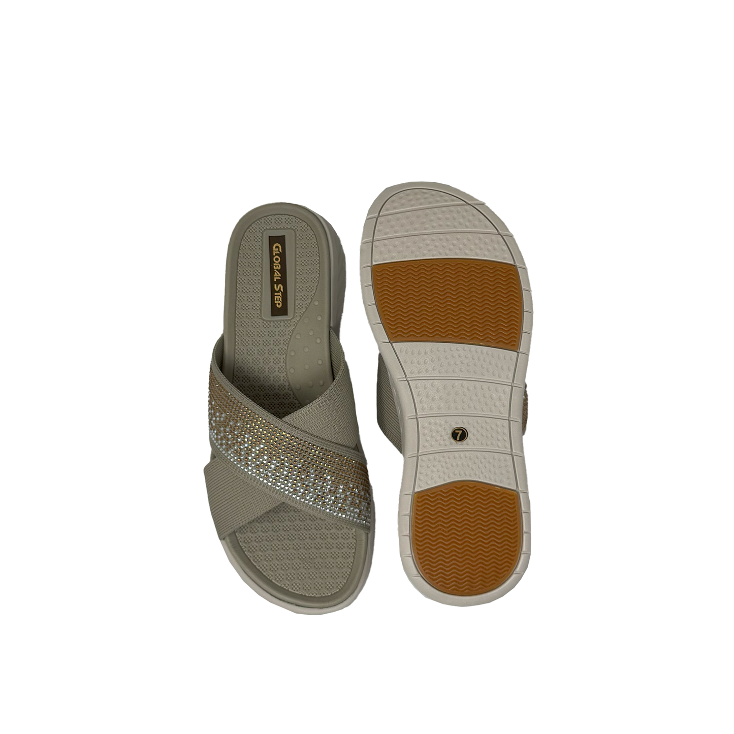 Cross-Strap Slip-On