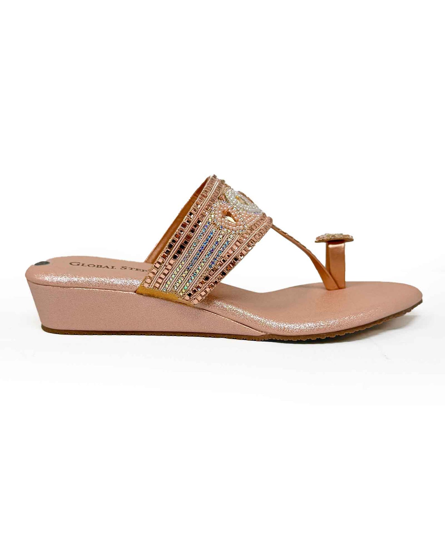 Embellished Toe-Ring Wedges
