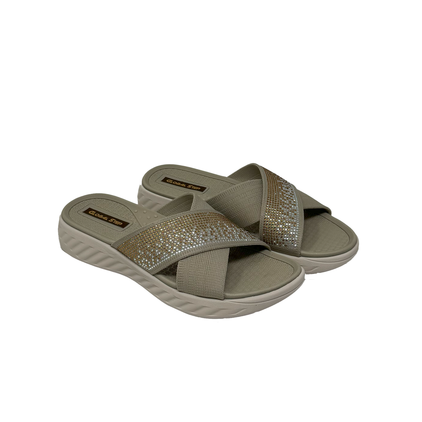 Cross-Strap Slip-On